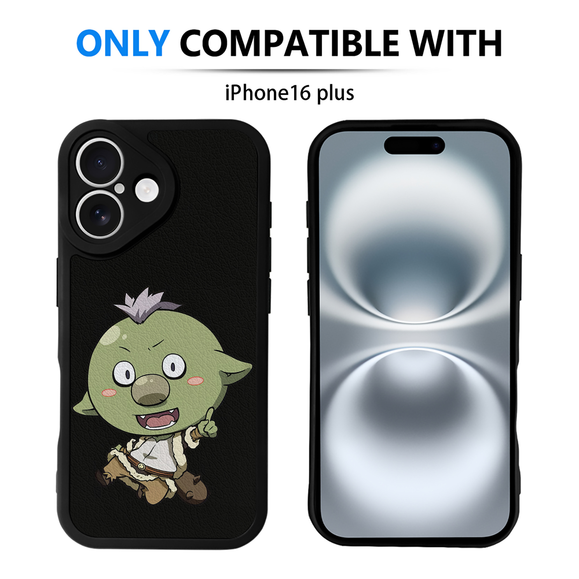 （画像用） 転スラ Regarding Reincarnated to Slime 【iPhone 16シリーズ対応】シリコンスマホケース（レザー調） 材質：シリコン